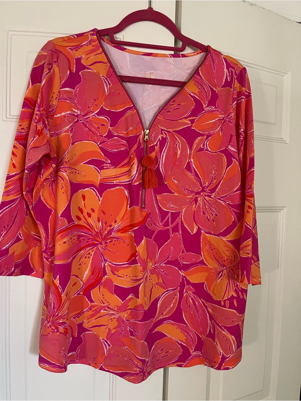 Belle by Kim Gravel L Tunic Zipper Detail